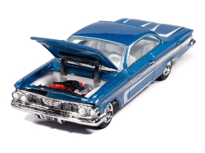 Johnny Lightning-1961 Chevrolet Impala SS 409 ("Scarpin"-Metallic Blue ) JLSP406B