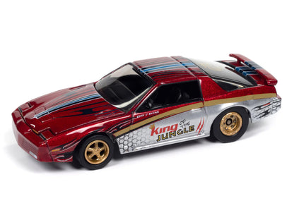 Johnny Lightning-1987 Pontiac Trans Am King of the Jungle (Metallic Red) JLSP385A