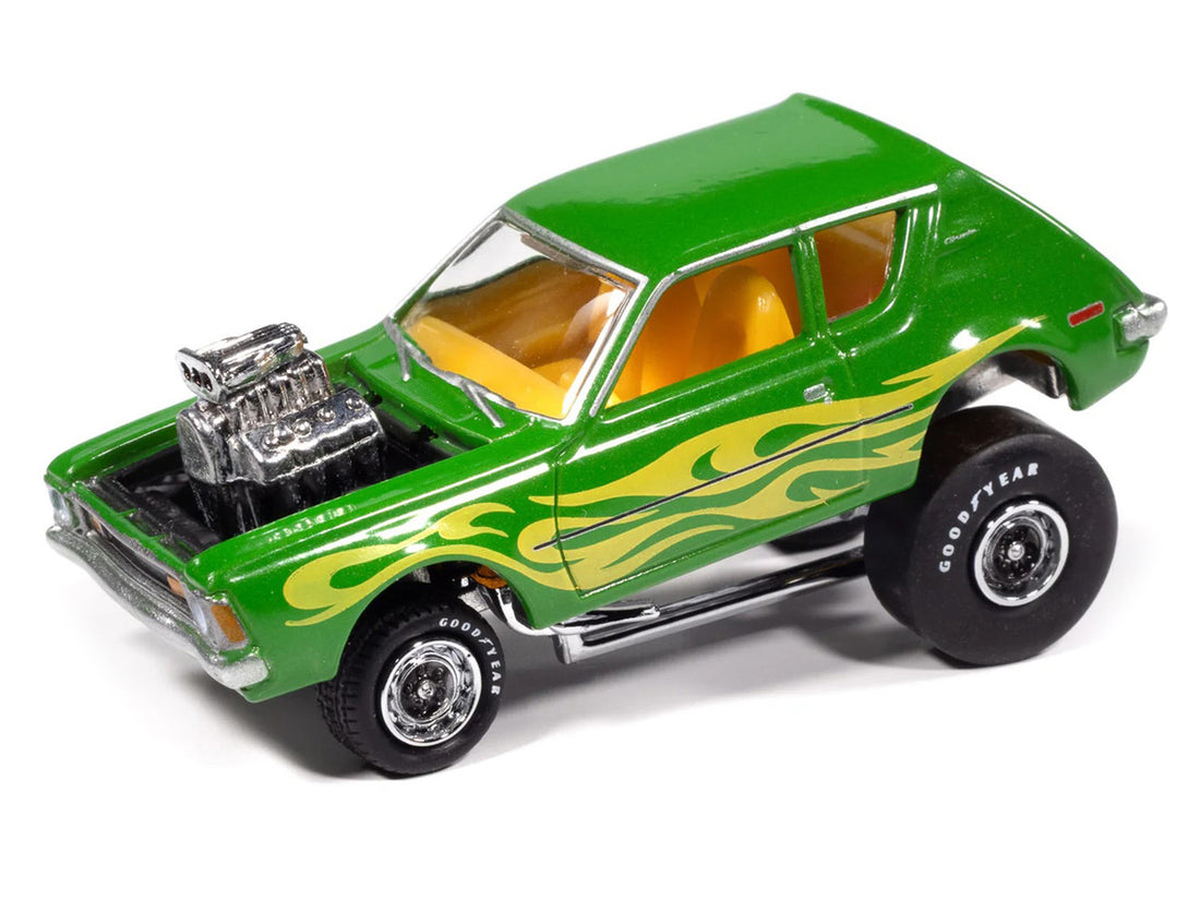 Johnny Lightning-1971 AMC Gremlin (Metallic Lime Green - Zingers) JLSP402A