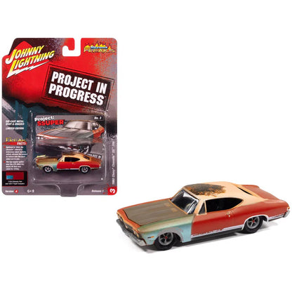 Johnny Lightning-1968 Chevrolet Chevelle ("Project in Progress"-Matador Red) JLSP404A