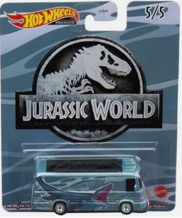 Hot Wheels 2022 Pop Culture, &quot;Jurassic World&quot;, HW Tour Bus 5/5 (HCN91)