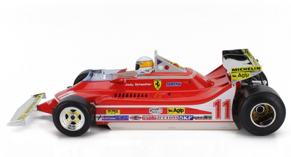 1979 MONACO GRAND PRIX, F1 FERRARI -JODY SCHECKTER- F1 312T4 SHORT TAIL N 11 WINNER MONACO GP  (WITH PILOT) 1979 WORLD CHAMPION