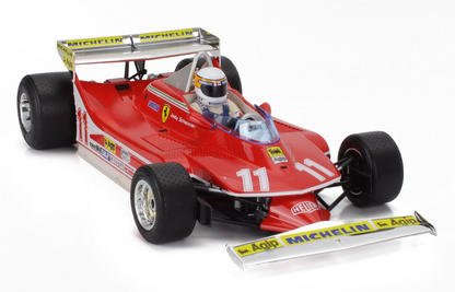 1979 MONACO GRAND PRIX, F1 FERRARI -JODY SCHECKTER- F1 312T4 SHORT TAIL N 11 WINNER MONACO GP  (WITH PILOT) 1979 WORLD CHAMPION