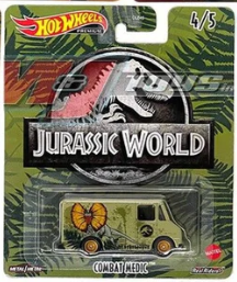 Hot Wheels 2022 Pop Culture, "Jurassic World", HW COMBAT MEDIC 4/5 (HCN92)