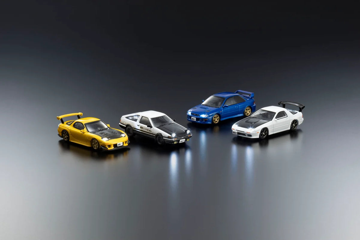 (PRE-ORDER 2027) Kyosho 1:64 Initial D Subaru Impreza WRX STi – Compatible MOTN – 07133LD
