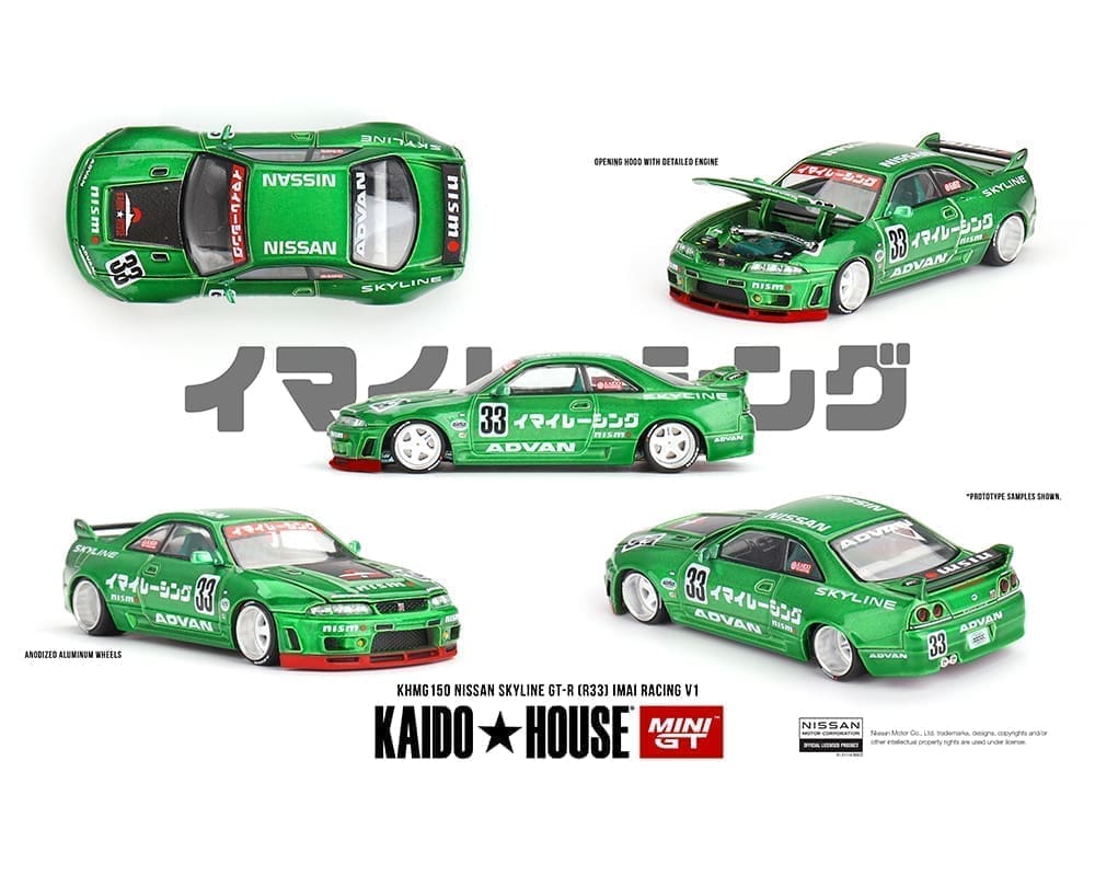 Kaido House-Nissan Skyline GT-R (R33) Imai Racing V1 (KHMG150) VOIR NOTE SEE NOTE