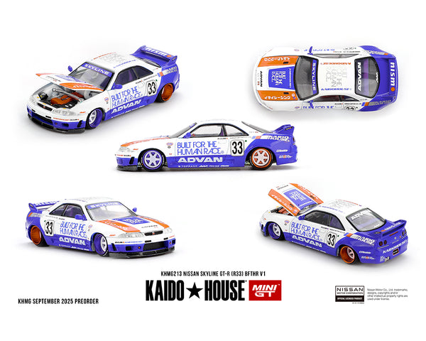 PRE-ORDER 2026) Kaido House x Mini GT -Nissan Skyline GT-R (R33