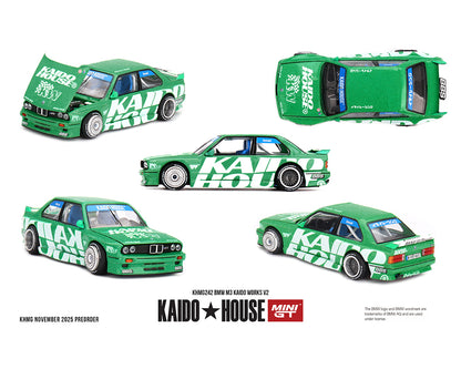 (PRE-ORDER 2026) Kaido House x Mini GT BMW M3 Kaido Works V2- Green KHMG242