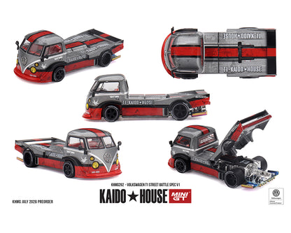 (PRE-ORDER 2026) Volkswagen T1 Street Battle Spec V1 – Kaido House x Mini GT 1:64 KHMG292