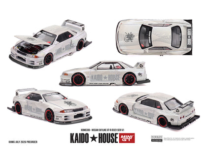 (PRE-ORDER 2026) Nissan Skyline GT-R (R32) SERI V1 – Kaido House x Mini GT 1:64 KHMG306