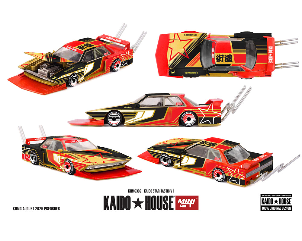 (PRE-ORDER 2027) Kaido House x Mini GT 1:64 KAIDO STAR-TASTIC V1 – KHMG309