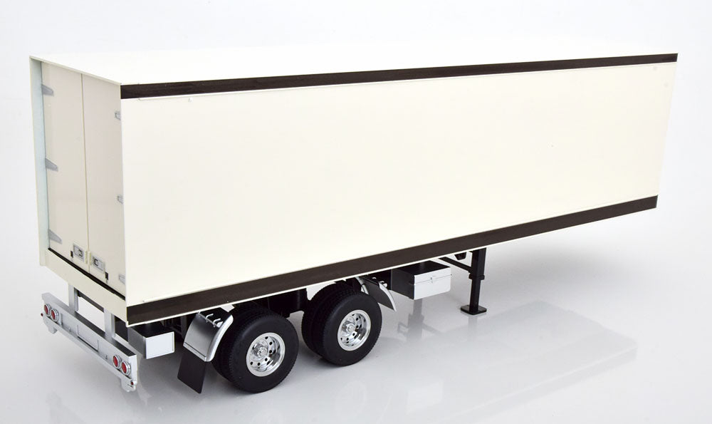 Semi Trailer (White/Black) 1:18 *Voir Note-*See Note