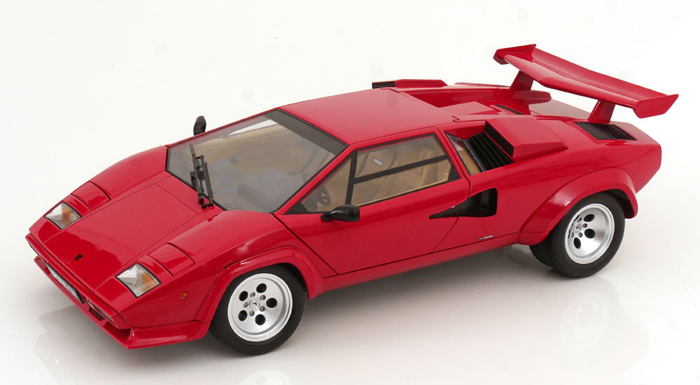 LAMBORGHINI - COUNTACH LP 5000S QV 1985-(ROUGE) 1:12 SCALE