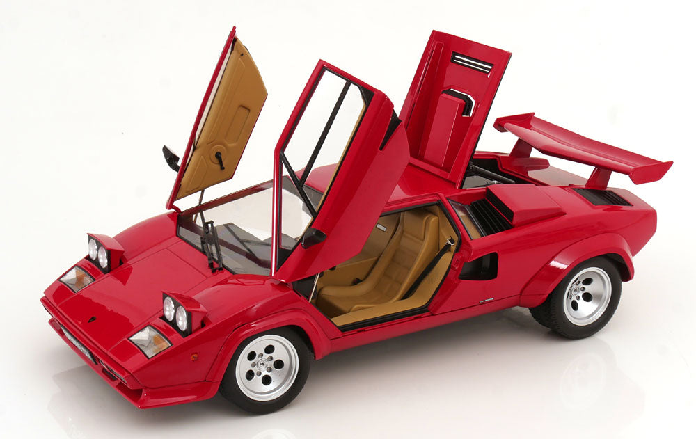 LAMBORGHINI - COUNTACH LP 5000S QV 1985-(ROUGE) 1:12 SCALE
