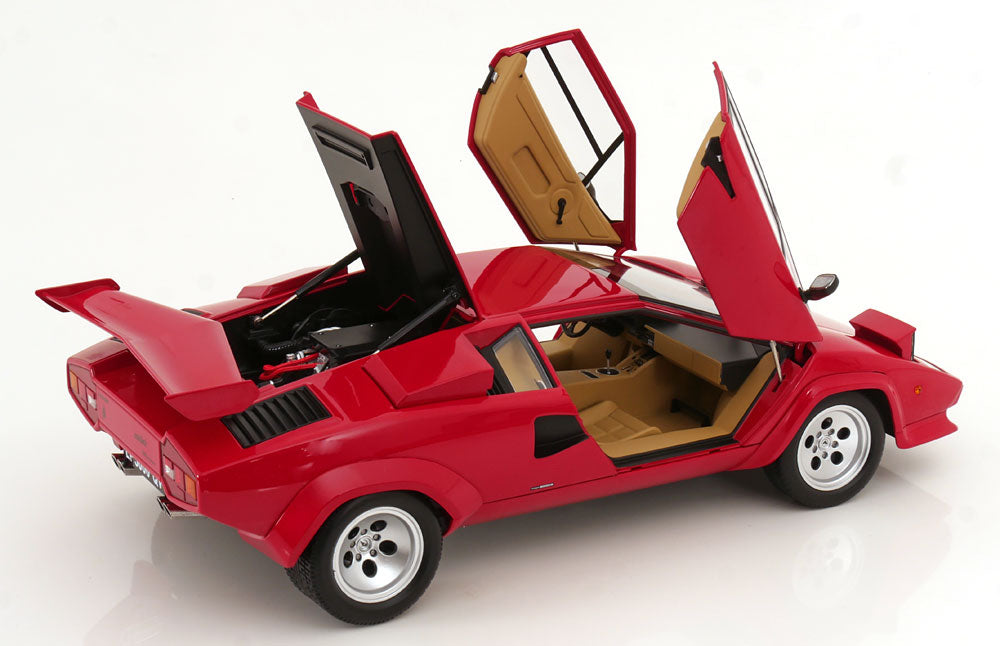 LAMBORGHINI - COUNTACH LP 5000S QV 1985-(ROUGE) 1:12 SCALE