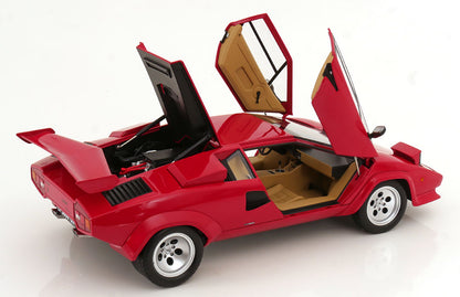 LAMBORGHINI - COUNTACH LP 5000S QV 1985-(ROUGE) 1:12 SCALE