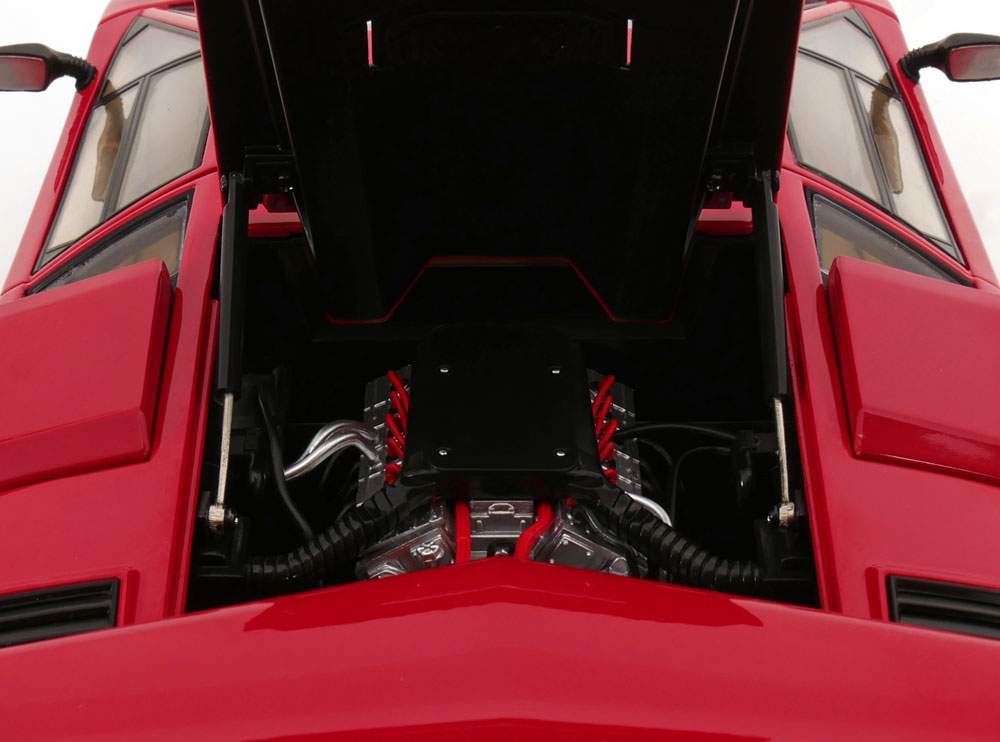LAMBORGHINI - COUNTACH LP 5000S QV 1985-(ROUGE) 1:12 SCALE
