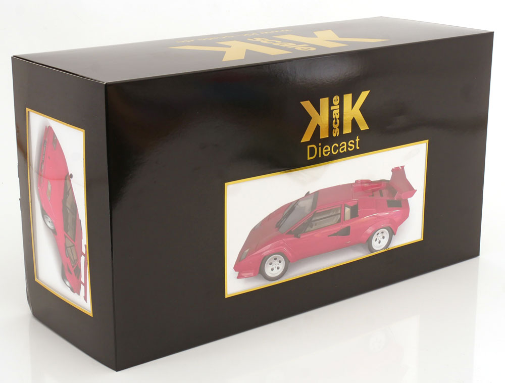 LAMBORGHINI - COUNTACH LP 5000S QV 1985-(ROUGE) 1:12 SCALE