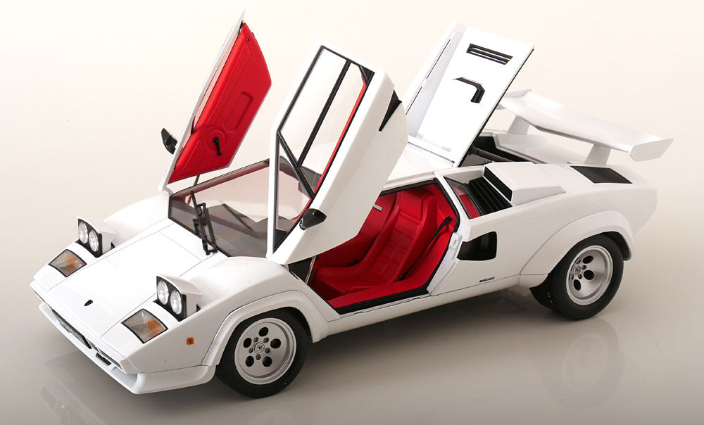 LAMBORGHINI - COUNTACH LP 5000S QV 1985-(WHITE) 1:12 SCALE