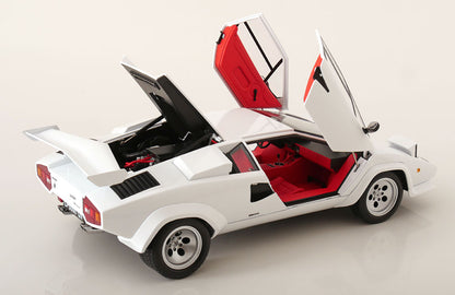 LAMBORGHINI - COUNTACH LP 5000S QV 1985-(BLANC) 1:12 SCALE