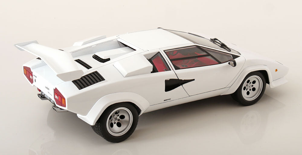 LAMBORGHINI - COUNTACH LP 5000S QV 1985-(BLANC) 1:12 SCALE