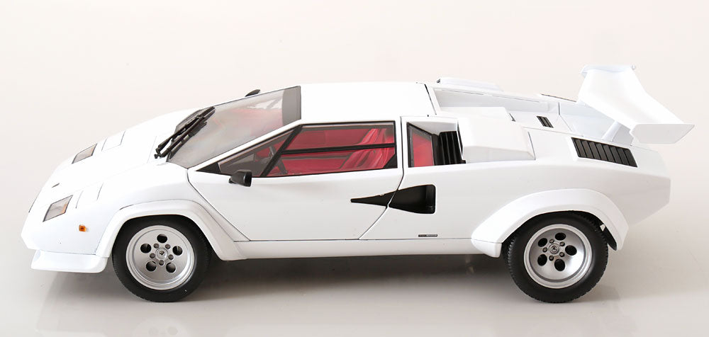 LAMBORGHINI - COUNTACH LP 5000S QV 1985-(BLANC) 1:12 SCALE