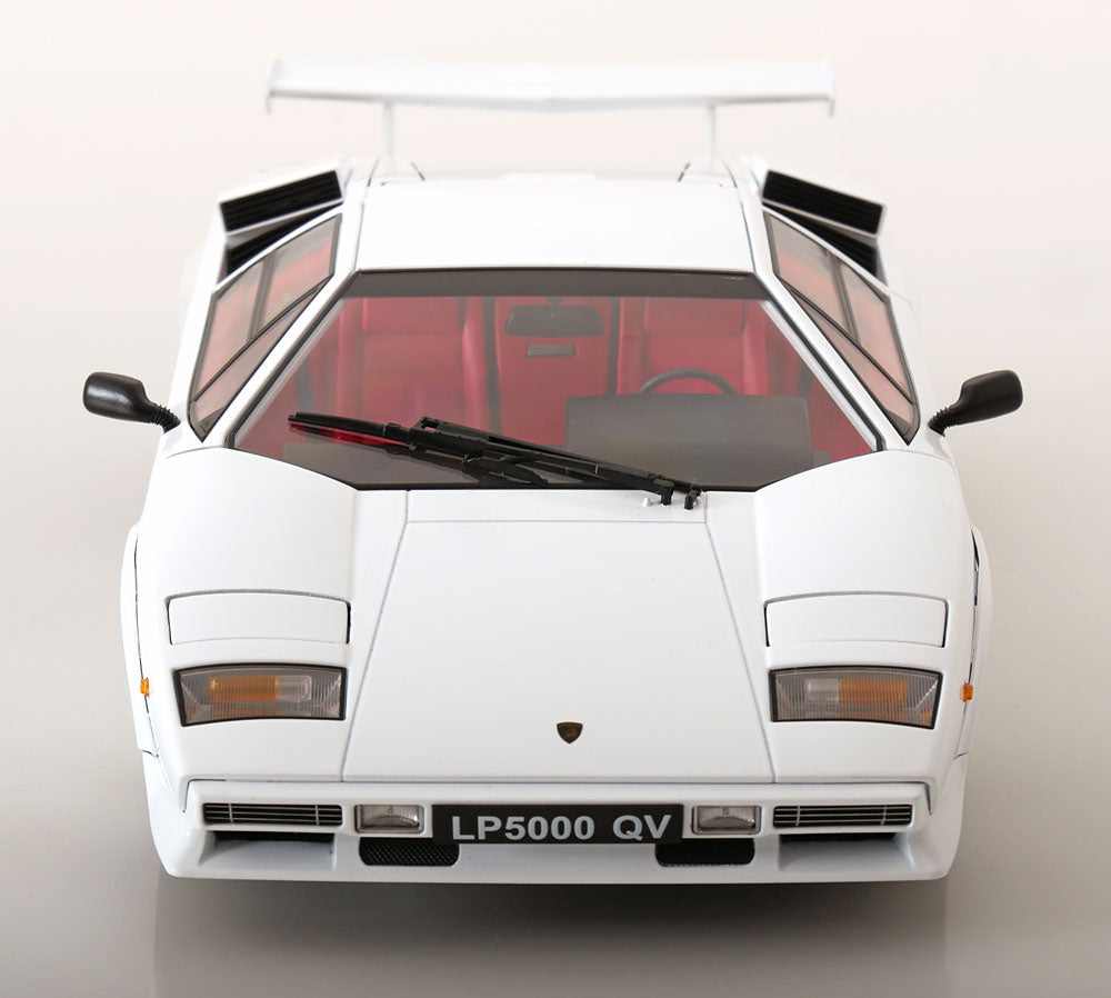 LAMBORGHINI - COUNTACH LP 5000S QV 1985-(BLANC) 1:12 SCALE