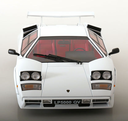 LAMBORGHINI - COUNTACH LP 5000S QV 1985-(BLANC) 1:12 SCALE
