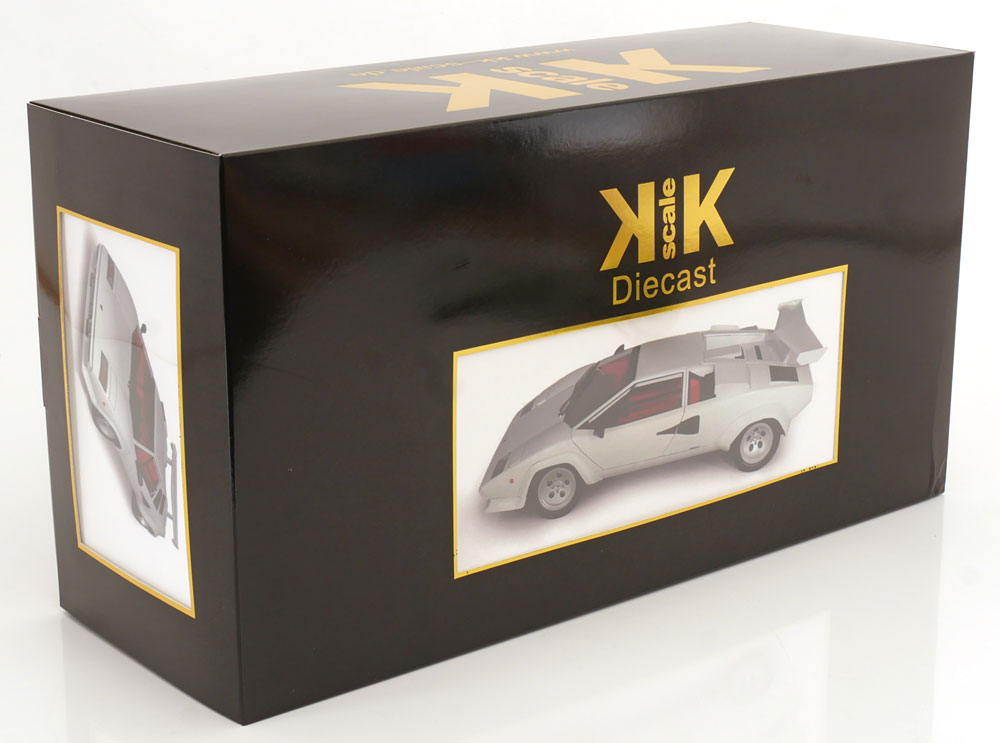 LAMBORGHINI - COUNTACH LP 5000S QV 1985-(BLANC) 1:12 SCALE