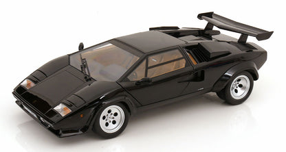 LAMBORGHINI - COUNTACH LP 5000S QV 1985-(NOIR) 1:12 SCALE