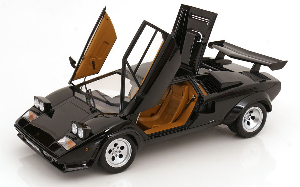 LAMBORGHINI - COUNTACH LP 5000S QV 1985-(NOIR) 1:12 SCALE