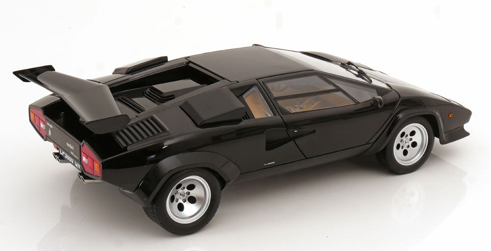 LAMBORGHINI - COUNTACH LP 5000S QV 1985-(NOIR) 1:12 SCALE