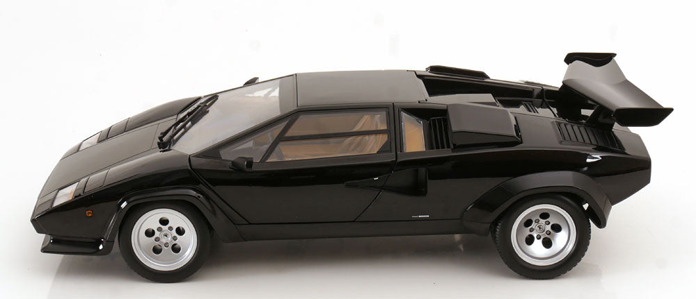 LAMBORGHINI - COUNTACH LP 5000S QV 1985-(NOIR) 1:12 SCALE