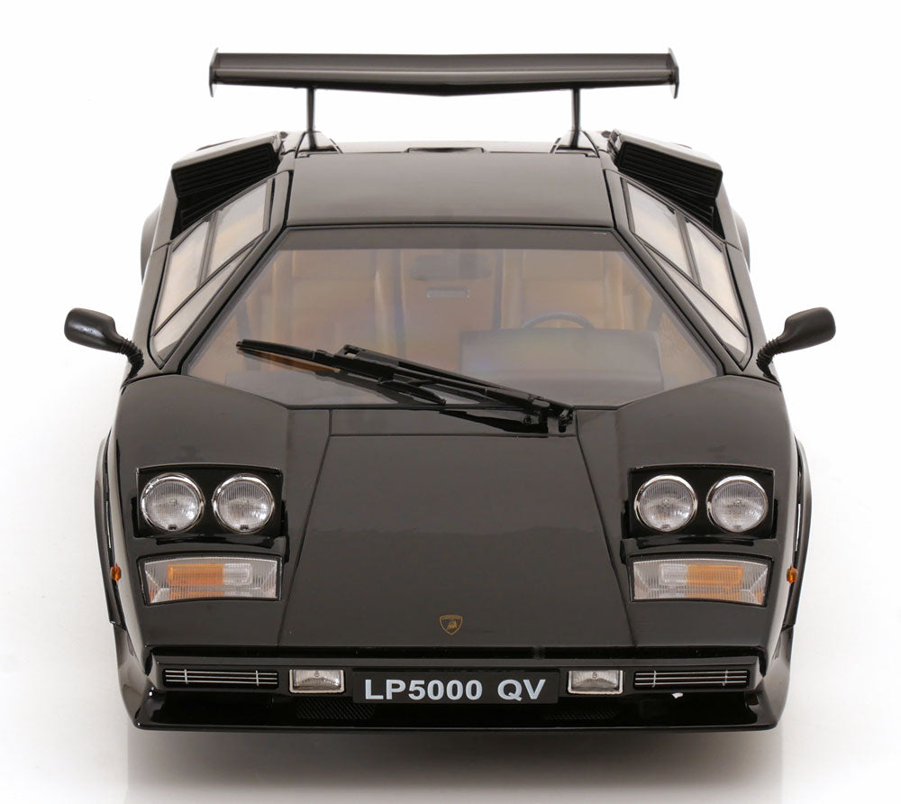 LAMBORGHINI - COUNTACH LP 5000S QV 1985-(NOIR) 1:12 SCALE
