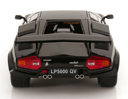 LAMBORGHINI - COUNTACH LP 5000S QV 1985-(NOIR) 1:12 SCALE