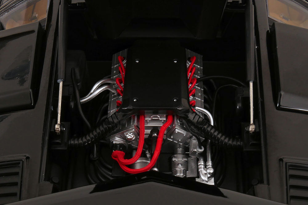 LAMBORGHINI - COUNTACH LP 5000S QV 1985-(NOIR) 1:12 SCALE