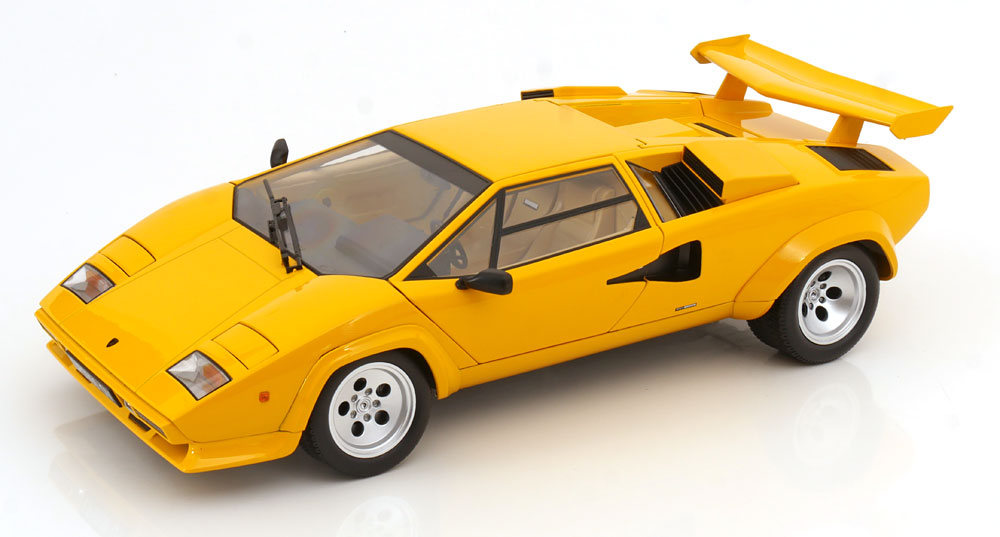 LAMBORGHINI - COUNTACH LP 5000S QV 1985-(YELLOW) 1:12 SCALE