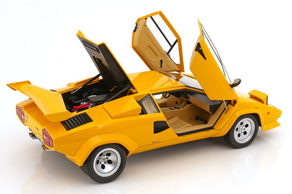 LAMBORGHINI - COUNTACH LP 5000S QV 1985-(YELLOW) 1:12 SCALE