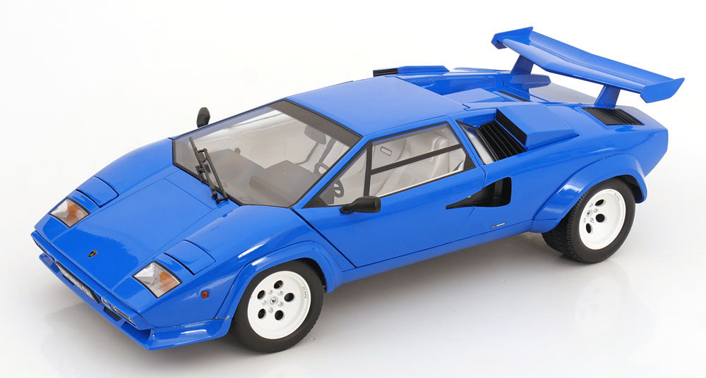 KK SCALE 1/12- 1985 Lamborghini Countach LP5000S QV-(Blue)