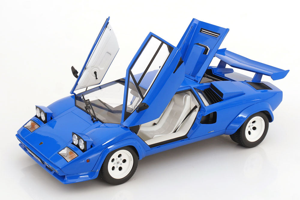 KK SCALE 1/12- 1985 Lamborghini Countach LP5000S QV-(Blue)