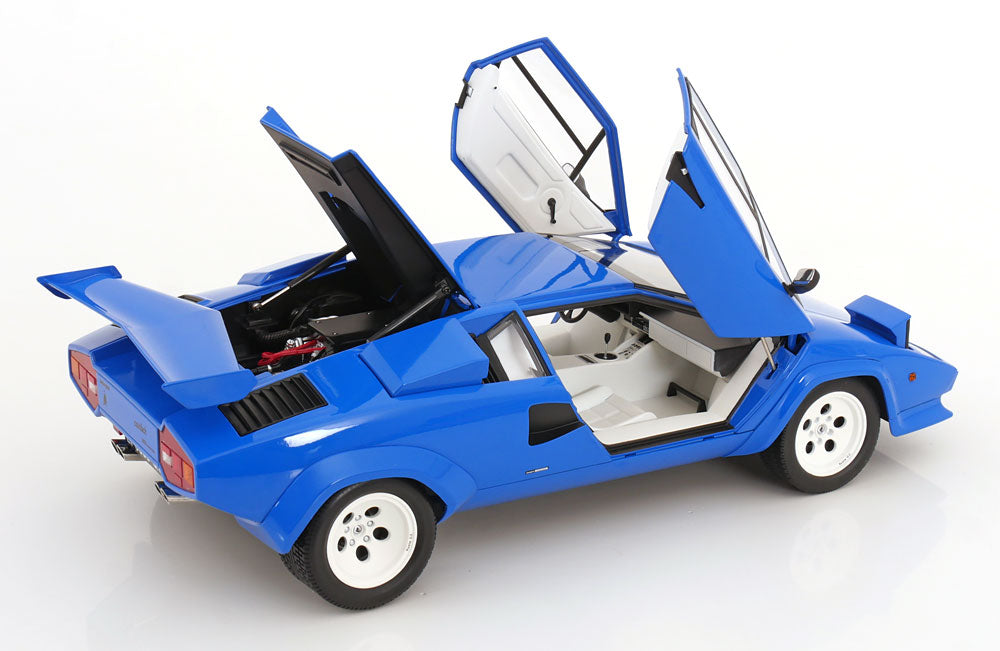 KK SCALE 1/12- 1985 Lamborghini Countach LP5000S QV-(Blue)
