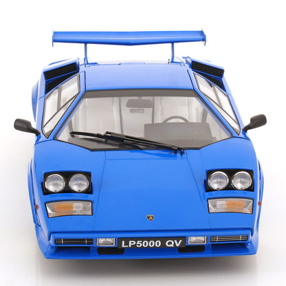 KK SCALE 1/12- 1985 Lamborghini Countach LP5000S QV-(Blue)
