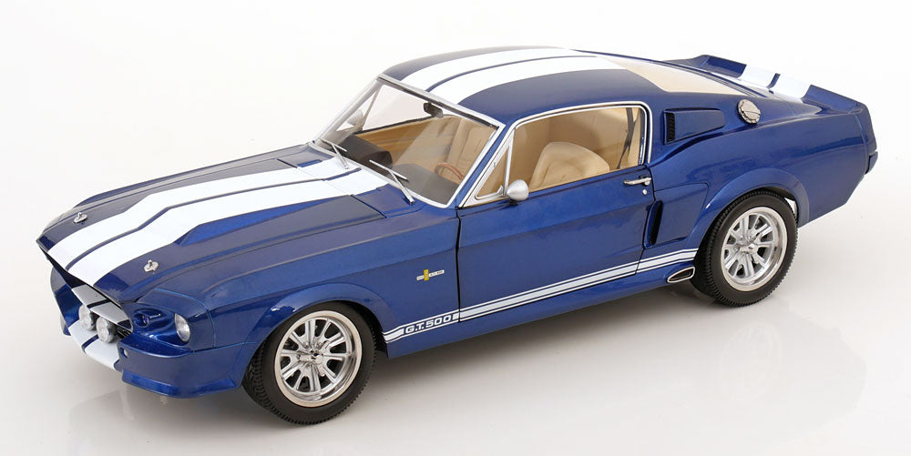 KK SCALE 1/12 - FORD USA - MUSTANG SHELBY GT500 ELEANOR COUPE 1967 (Blue-White)