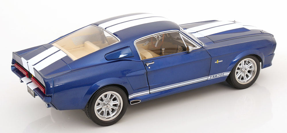 KK SCALE 1/12 - FORD USA - MUSTANG SHELBY GT500 ELEANOR COUPE 1967 (Blue-White)