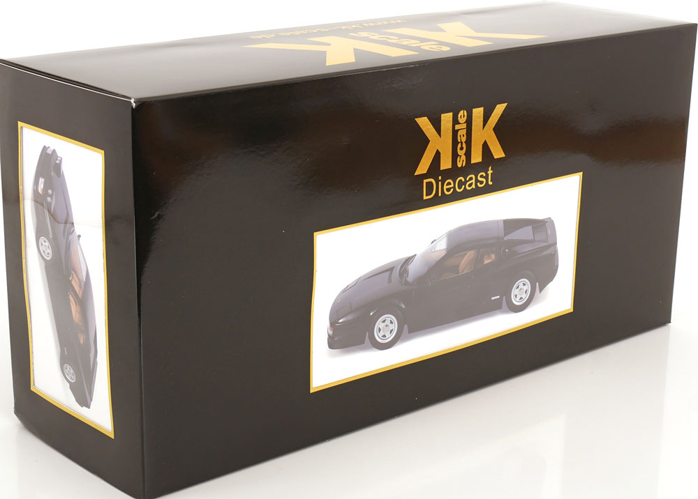 KK SCALE 1/12-1986 Ferrari Testarossa (Noir/Black)