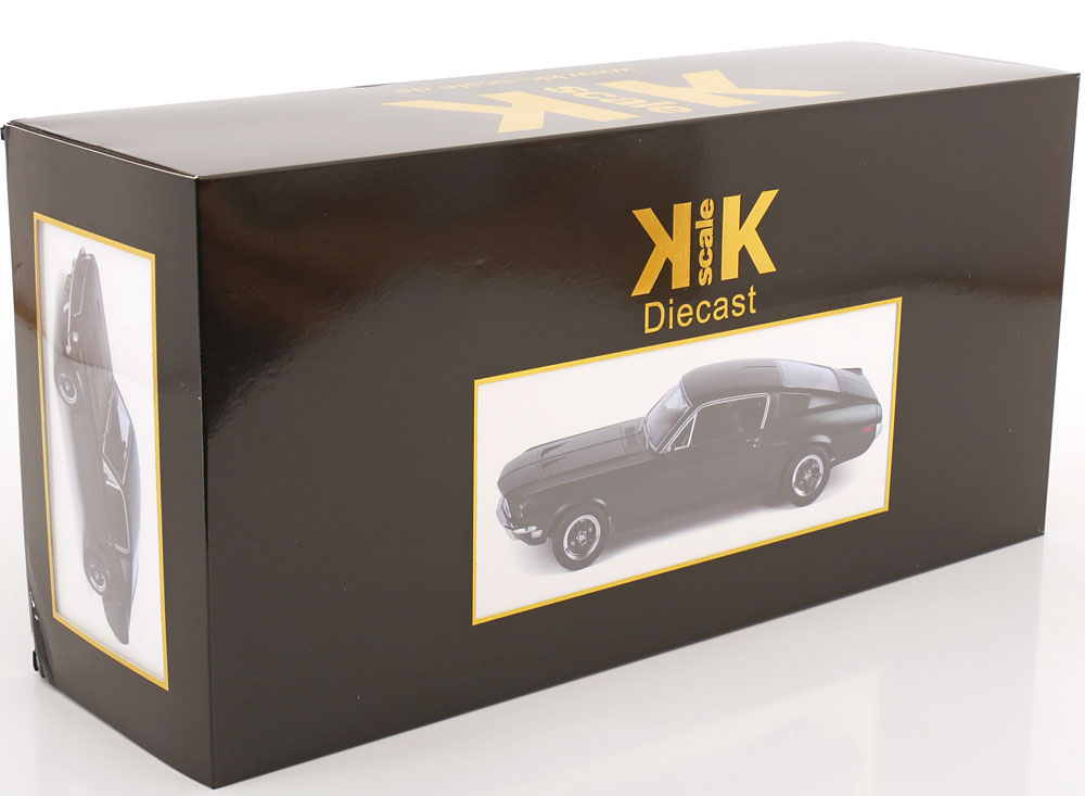 KK-SCALE-1/12 -1968 Ford Mustang GT Fastback "Bullitt Movie Edition" (Matt Green)