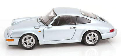 KK-Scale 1:12 Porsche 911 (964) RS Coupé 1992 – Jantes Speedline – Argent Polaire – KKDC120245S