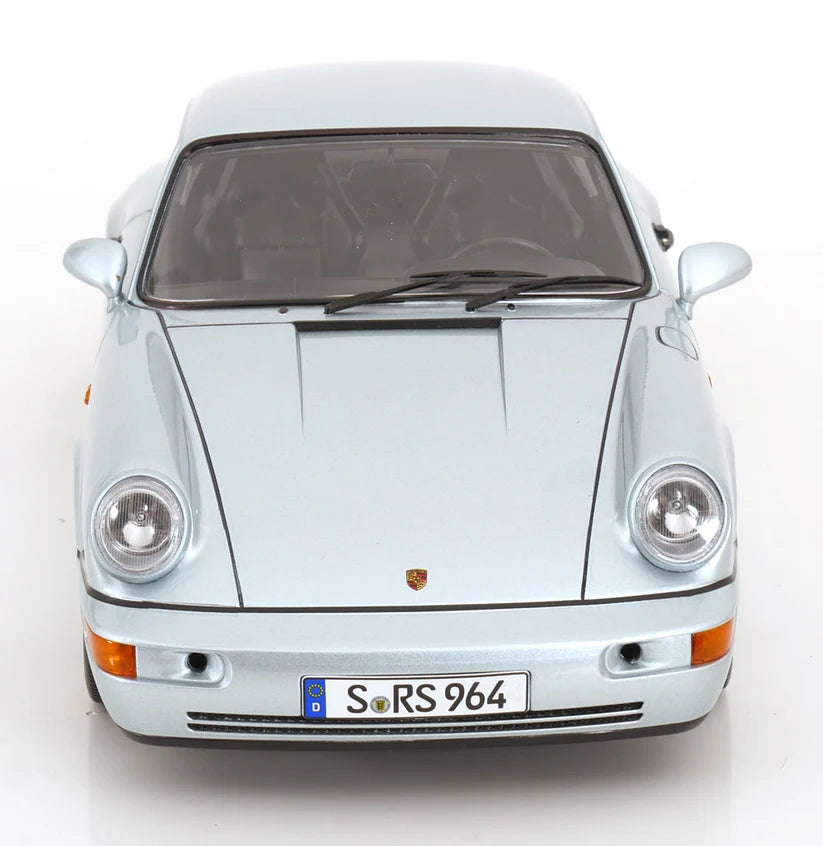 KK-Scale 1:12 Porsche 911 (964) RS Coupé 1992 – Jantes Speedline – Argent Polaire – KKDC120245S