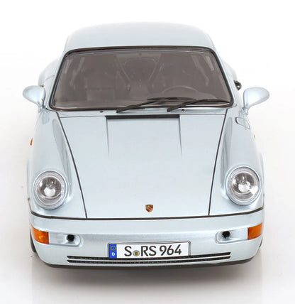KK-Scale 1:12 Porsche 911 (964) RS Coupé 1992 – Jantes Speedline – Argent Polaire – KKDC120245S