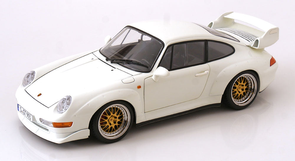 KK SCALE 1/12-1996 Porsche 911 (993) GT2 with BBS-Rims White